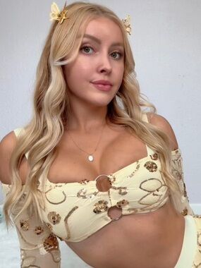 iHeartRaves Whimsical Festival Crop Top | Rave Fairycore Ethereal Coquette 📐S